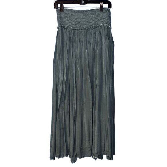 Free People sage green sleeveless strapless dress XS - Picture 3 of 9